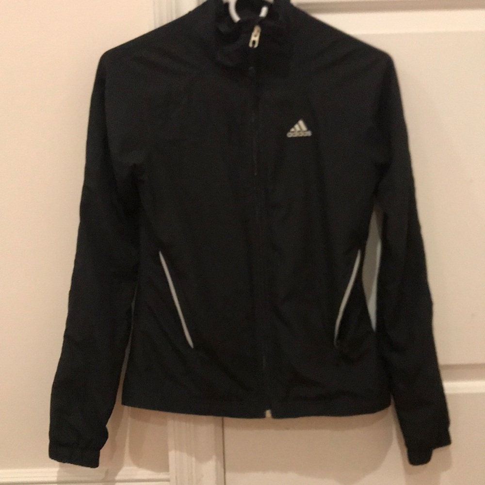 Women’s Adidas Black Windbreaker